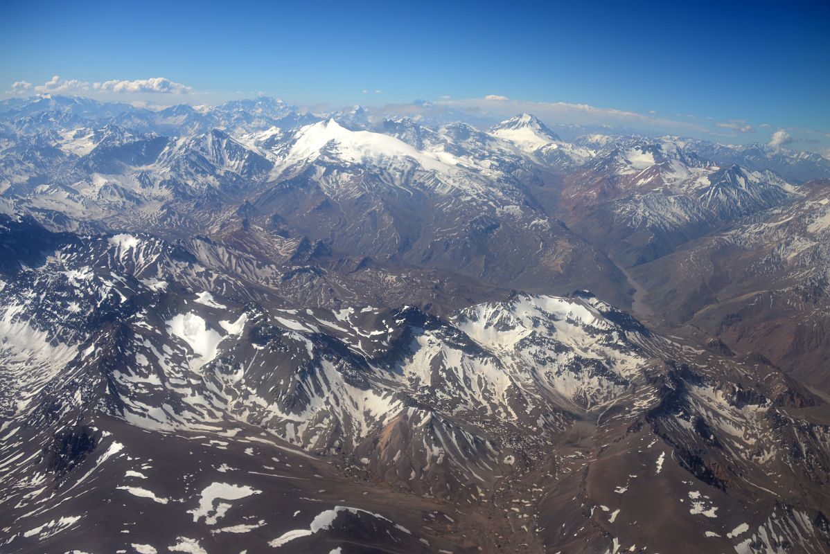 01 View Towards Aconcagua With Tupangato From Flight Between Santiago And Mendoza